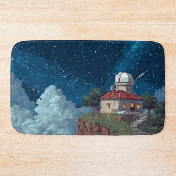 Item preview, Pixel Art Observatory on Starry Cliff designed and sold by Rtymer.