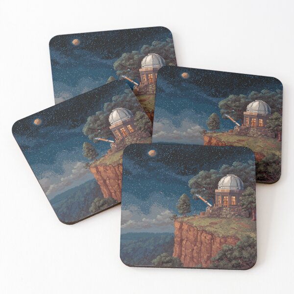 Item preview, Pixel Art Observatory on Starry Cliff designed and sold by Rtymer.