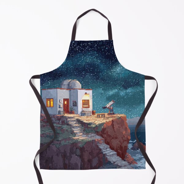 Item preview, Pixel Art Observatory on Starry Cliff designed and sold by Rtymer.