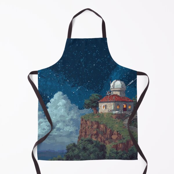 Item preview, Pixel Art Observatory on Starry Cliff designed and sold by Rtymer.