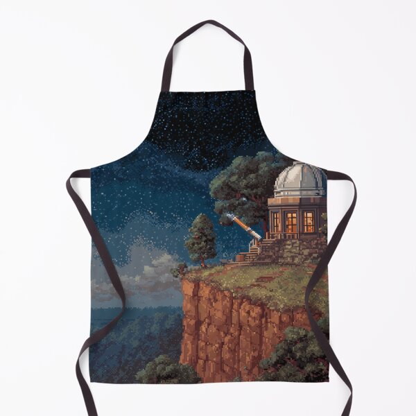 Item preview, Pixel Art Observatory on Starry Cliff designed and sold by Rtymer.