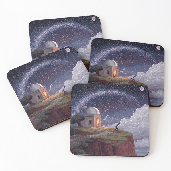 Item preview, Pixel Art Observatory on Starry Cliff designed and sold by Rtymer.