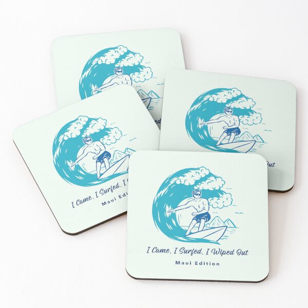 Item preview, I Came, I Surfed, I Wiped Out Funny Maui designed and sold by Sachie's Studio.