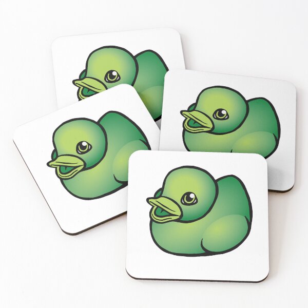 Item preview, Green Rubber duck designed and sold by Nicki Oren Designs.