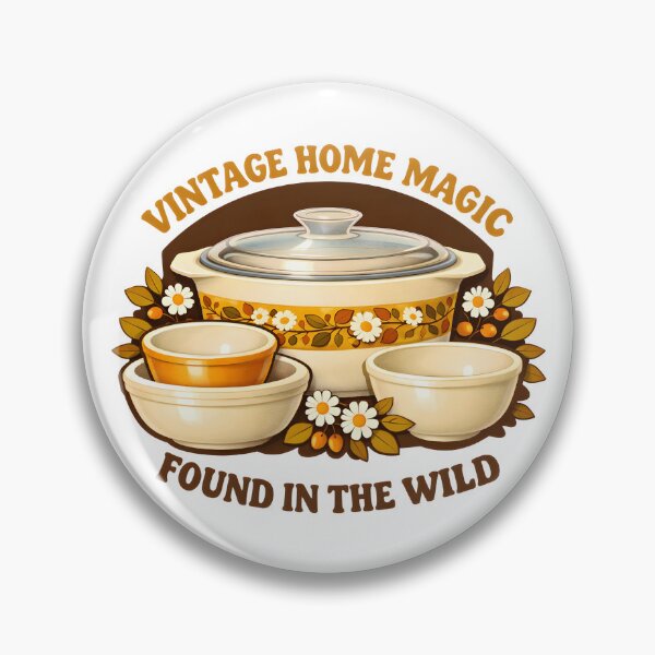 Item preview, Vintage Pyrex Inspired Kitchen Lover – Found in the Wild Thrift Design designed and sold by Luvahawb.
