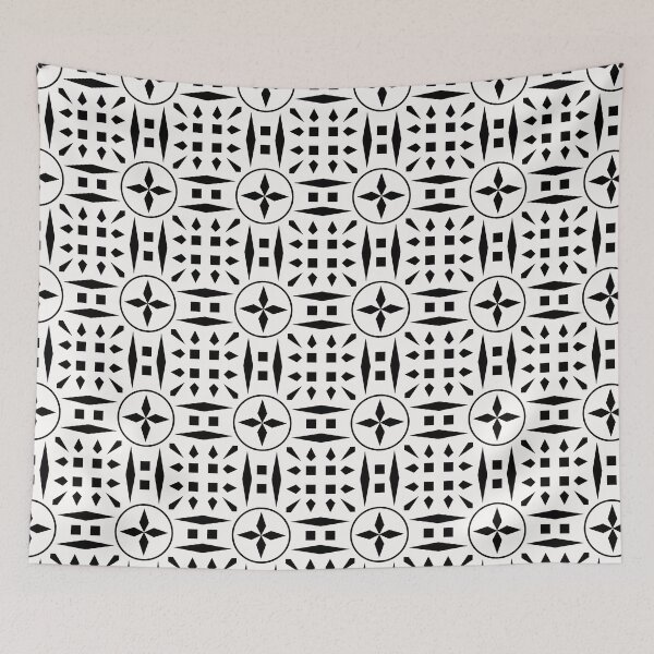 Item preview, Geometric Monochrome Pattern ADG P25.P01.066 designed and sold by Space & Care - Art Deco GeoMetrica.
