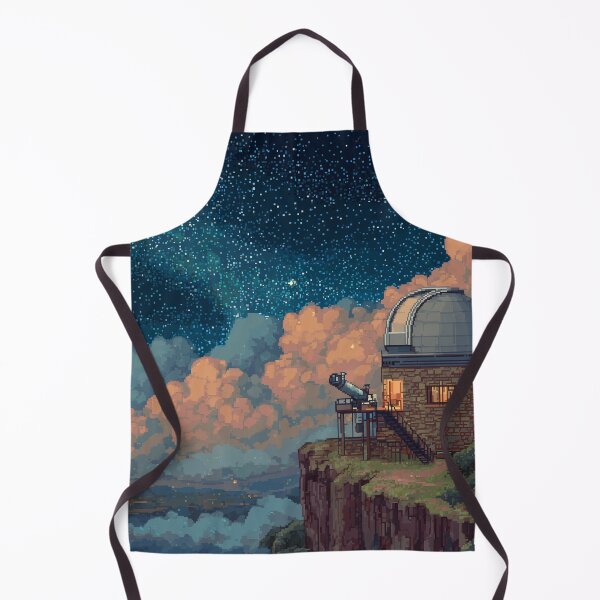Item preview, Pixel Art Observatory on Starry Cliff designed and sold by Rtymer.