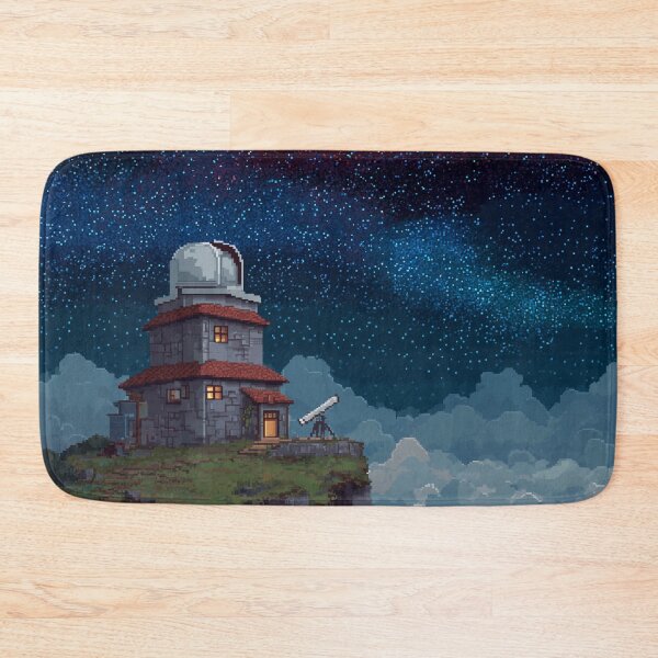 Item preview, Pixel Art Observatory on Starry Cliff designed and sold by Rtymer.