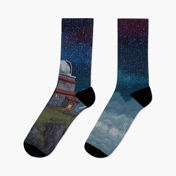 Item preview, Pixel Art Observatory on Starry Cliff designed and sold by Rtymer.