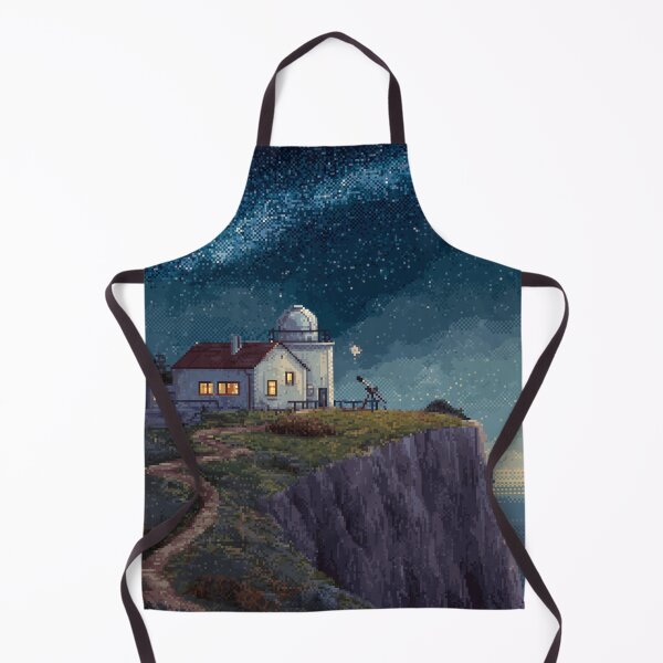 Item preview, Pixel Art Observatory on Starry Cliff designed and sold by Rtymer.