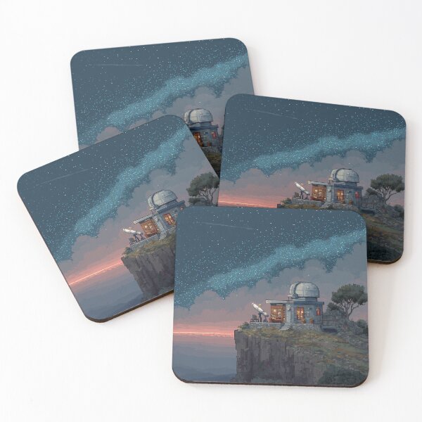 Item preview, Pixel Art Observatory on Starry Cliff designed and sold by Rtymer.