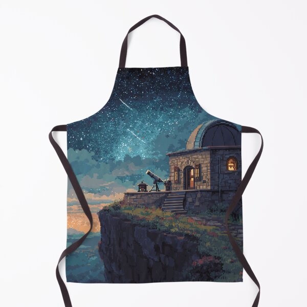 Item preview, Pixel Art Observatory on Starry Cliff designed and sold by Rtymer.