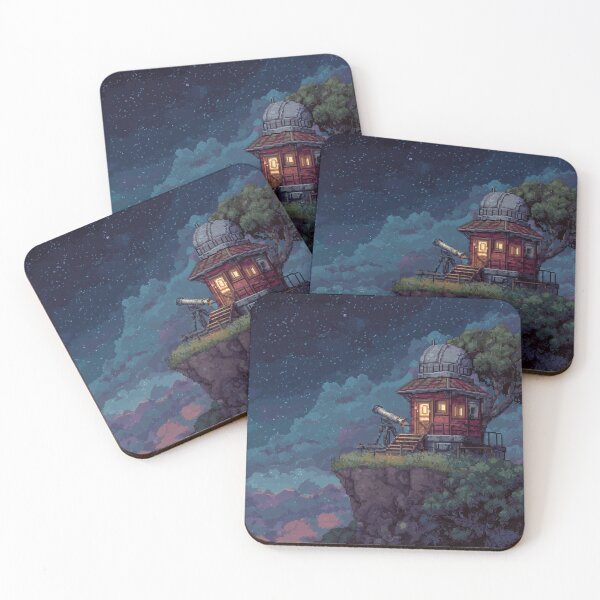 Item preview, Pixel Art Observatory on Starry Cliff designed and sold by Rtymer.