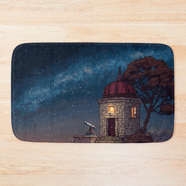 Item preview, Pixel Art Observatory on Starry Cliff designed and sold by Rtymer.