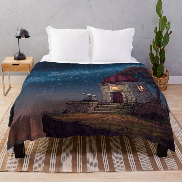 Item preview, Pixel Art Observatory on Starry Cliff designed and sold by Rtymer.