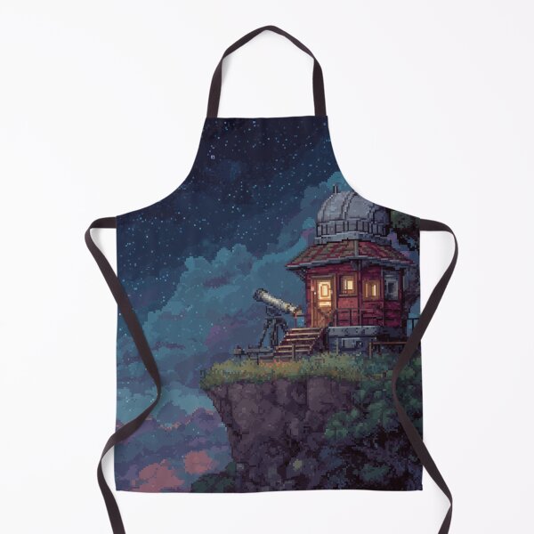 Item preview, Pixel Art Observatory on Starry Cliff designed and sold by Rtymer.