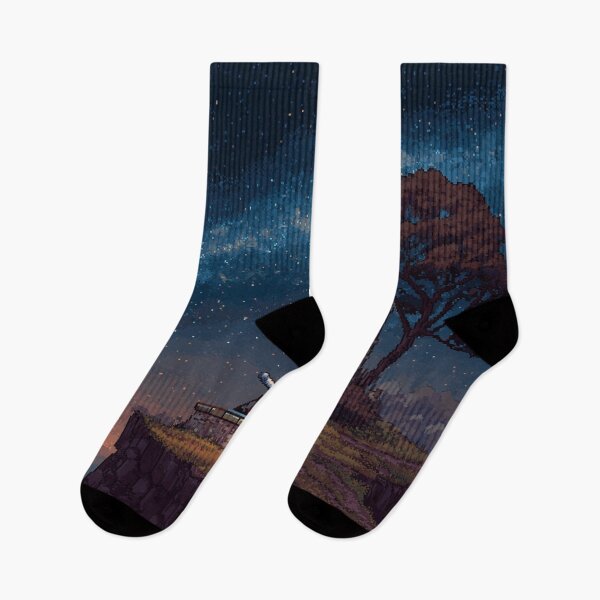 Item preview, Pixel Art Observatory on Starry Cliff designed and sold by Rtymer.