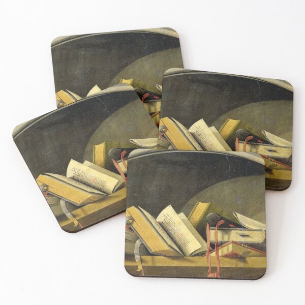 Item preview, Antique Books Still Life Print, Book Lover's Wall Art, Library Wall Decor designed and sold by SavageVision.