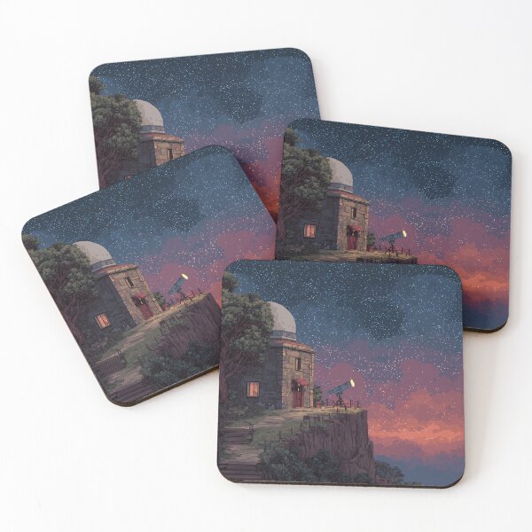 Item preview, Pixel Art Observatory on Starry Cliff designed and sold by Rtymer.