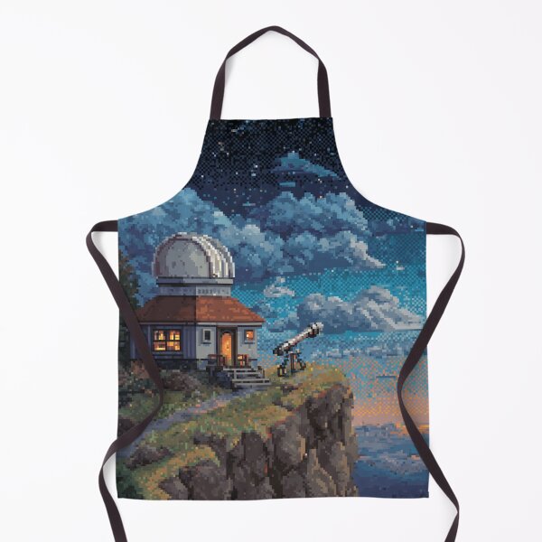 Item preview, Pixel Art Observatory on Starry Cliff designed and sold by Rtymer.