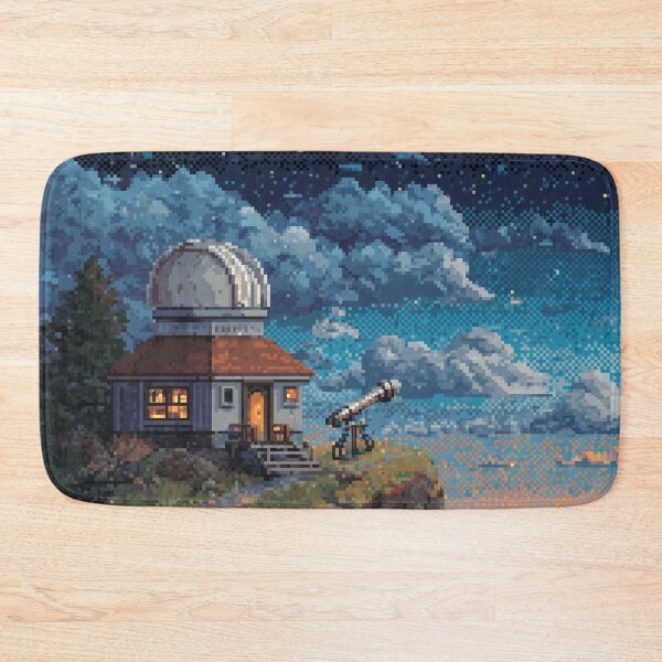 Item preview, Pixel Art Observatory on Starry Cliff designed and sold by Rtymer.