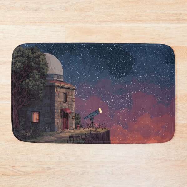 Item preview, Pixel Art Observatory on Starry Cliff designed and sold by Rtymer.