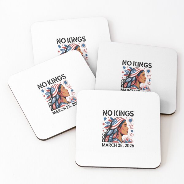 Item preview, No Kings Protest March 2026 Feminist Native American Women designed and sold by tratakos.