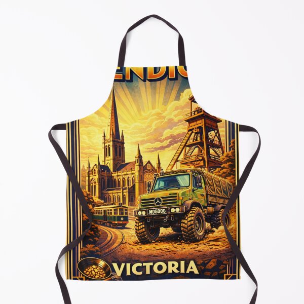 Item preview, Art Deco Bendigo Travel  designed and sold by MogDog - Ausrally.