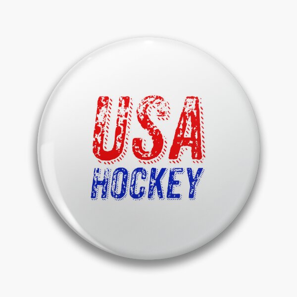 Item preview, USA Hockey, Red and Blue Gritty Sports designed and sold by Memes N Lore .