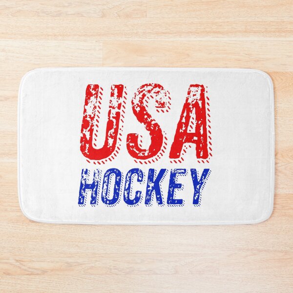 Item preview, USA Hockey, Red and Blue Gritty Sports designed and sold by Memes N Lore .