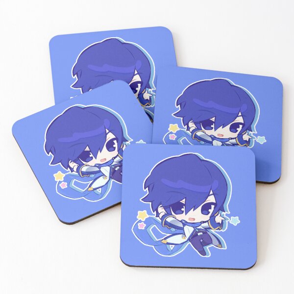 Item preview, Kaito falling in a cool chibi pose designed and sold by loveiscosmic.