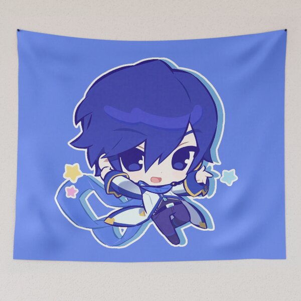 Item preview, Kaito falling in a cool chibi pose designed and sold by loveiscosmic.