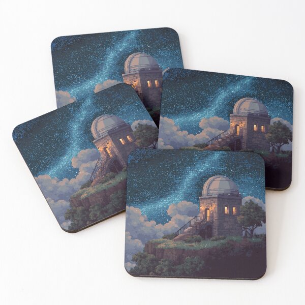 Item preview, Pixel Art Observatory on Starry Cliff designed and sold by Rtymer.
