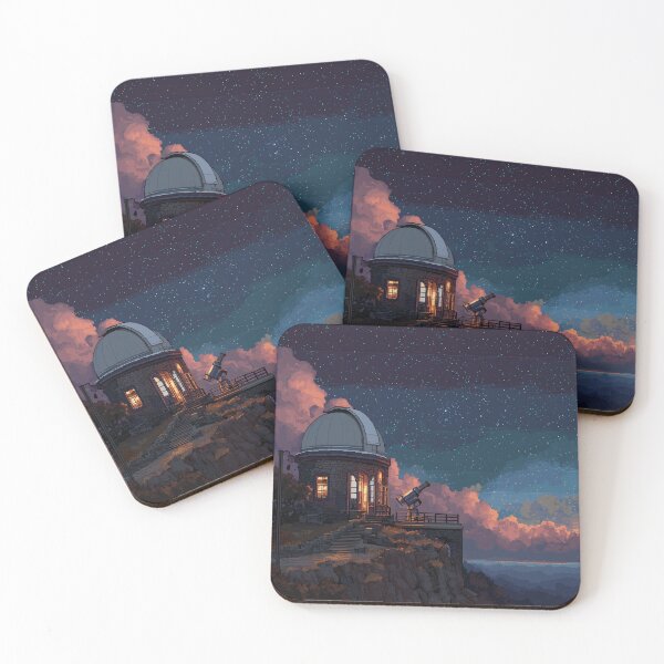 Item preview, Pixel Art Observatory on Starry Cliff designed and sold by Rtymer.