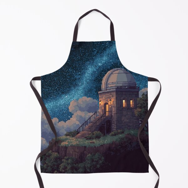 Item preview, Pixel Art Observatory on Starry Cliff designed and sold by Rtymer.