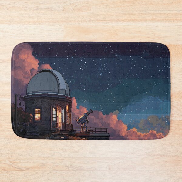Item preview, Pixel Art Observatory on Starry Cliff designed and sold by Rtymer.