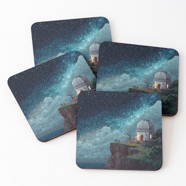 Item preview, Pixel Art Observatory on Starry Cliff designed and sold by Rtymer.