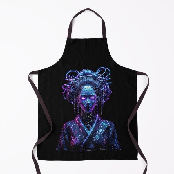 Item preview, Cyberpunk Porcelain Geisha Android designed and sold by BassLineDesign.