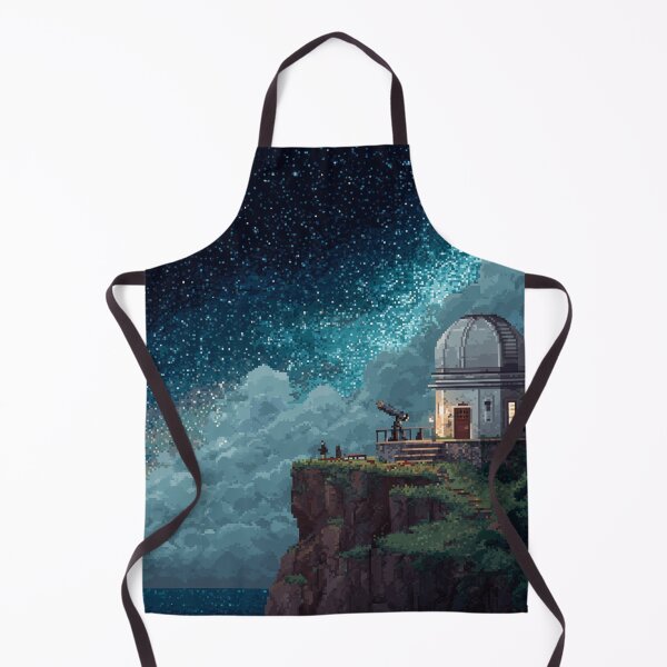 Item preview, Pixel Art Observatory on Starry Cliff designed and sold by Rtymer.