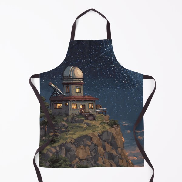 Item preview, Pixel Art Observatory on Starry Cliff designed and sold by Rtymer.