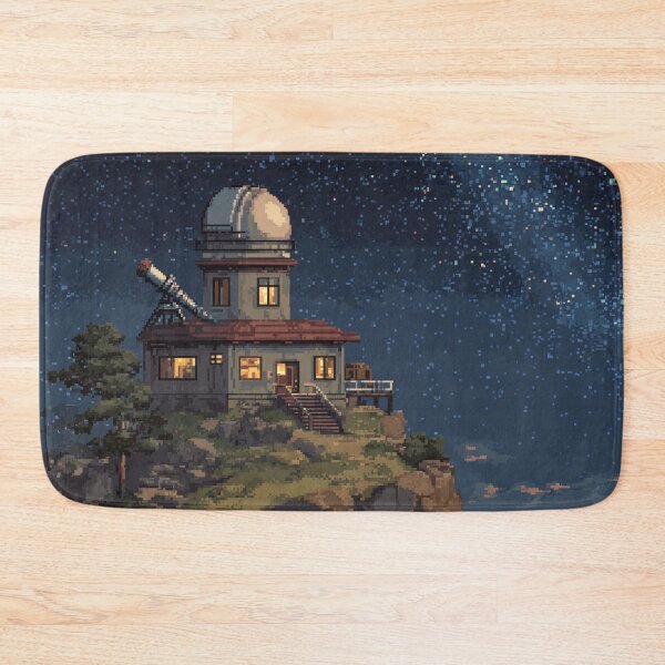 Item preview, Pixel Art Observatory on Starry Cliff designed and sold by Rtymer.