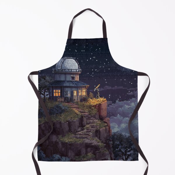 Item preview, Pixel Art Observatory on Starry Cliff designed and sold by Rtymer.