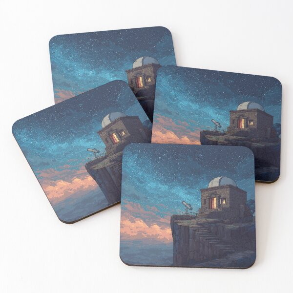 Item preview, Pixel Art Observatory on Starry Cliff designed and sold by Rtymer.