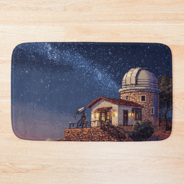 Item preview, Pixel Art Observatory on Starry Cliff designed and sold by Rtymer.