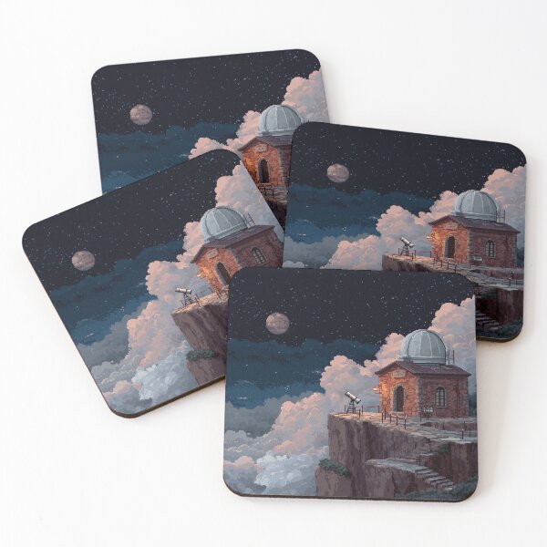 Item preview, Pixel Art Observatory on Starry Cliff designed and sold by Rtymer.