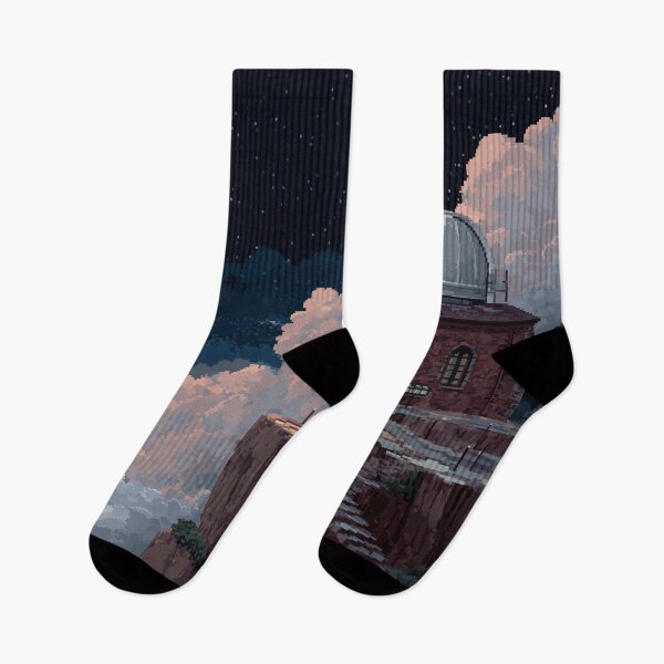 Item preview, Pixel Art Observatory on Starry Cliff designed and sold by Rtymer.