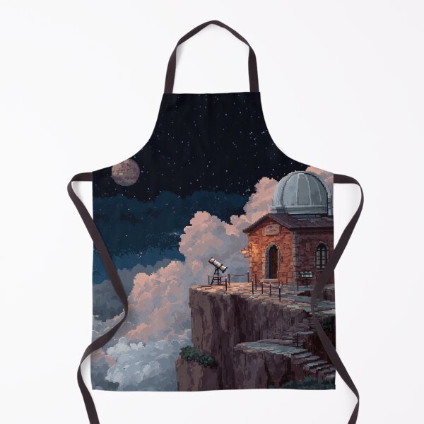 Item preview, Pixel Art Observatory on Starry Cliff designed and sold by Rtymer.