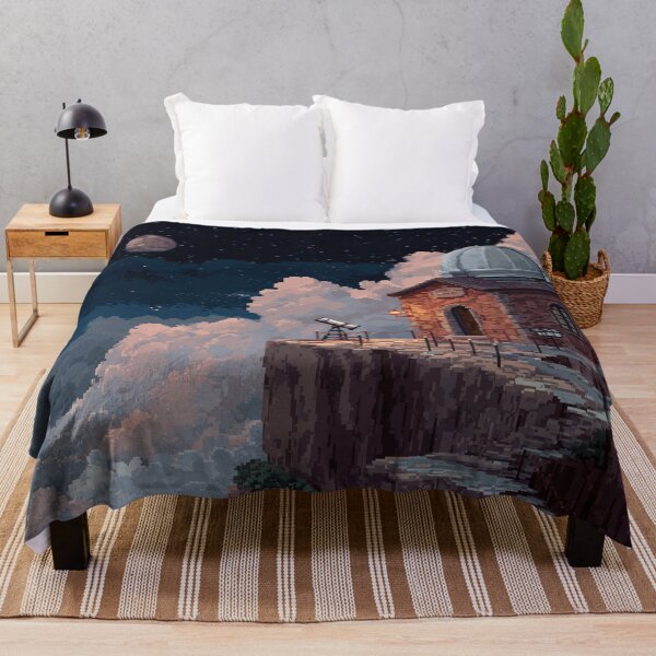 Item preview, Pixel Art Observatory on Starry Cliff designed and sold by Rtymer.