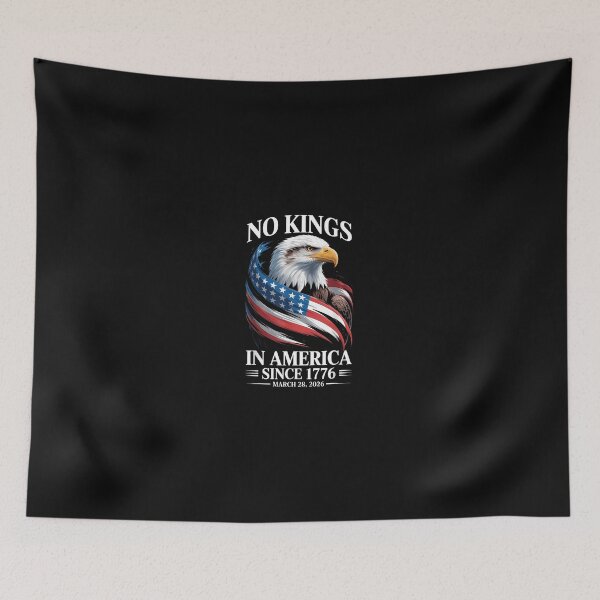 Item preview, No Kings Since 1779 Protest March 28 2026 Resist Flag Eagle designed and sold by tratakos.