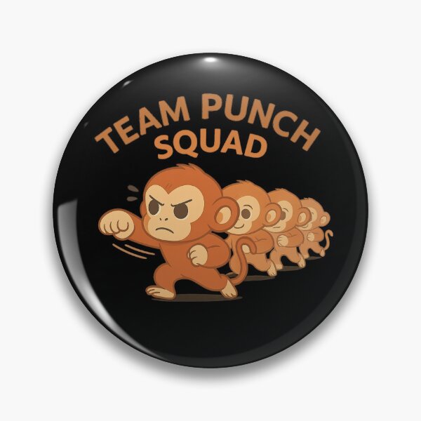 Item preview, Team Punch Squad Cute Punch Monkey designed and sold by PunchDrop.